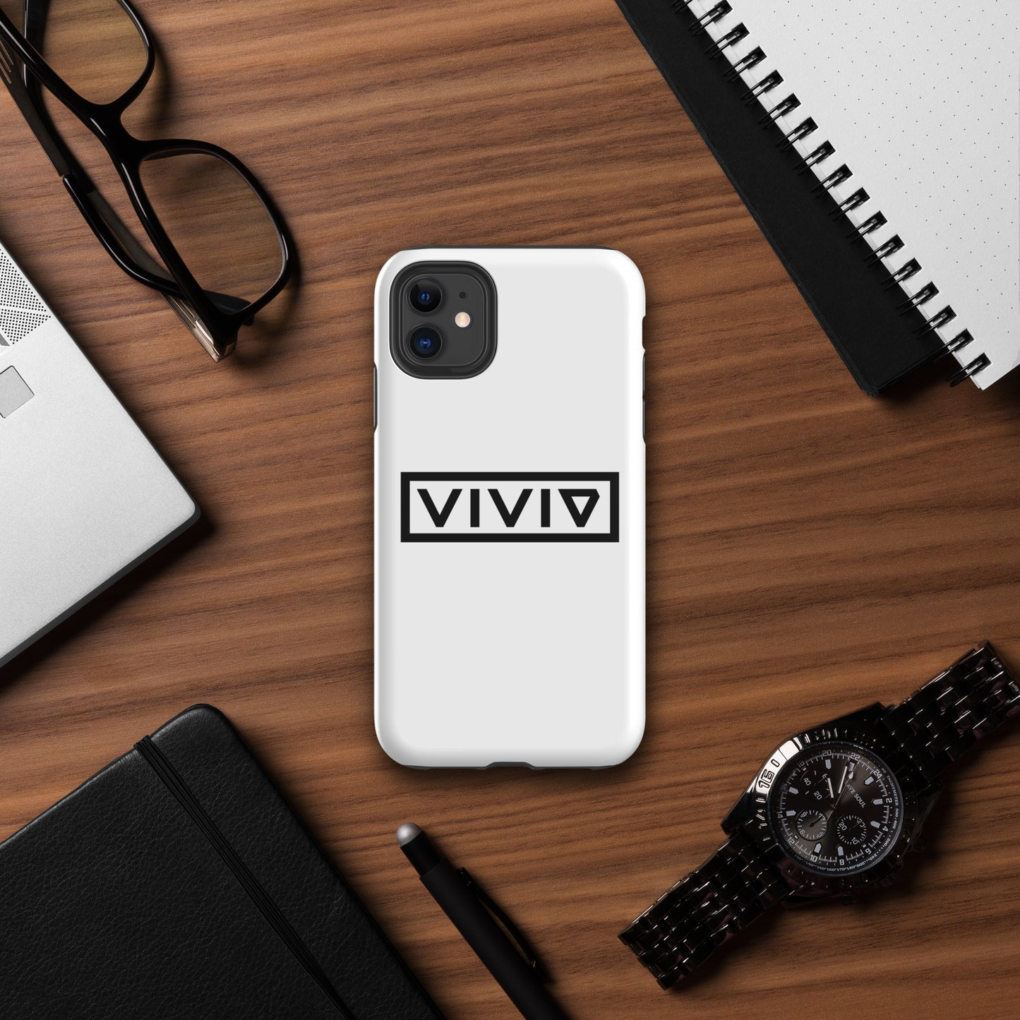 VIVID White Protective iPhone Case