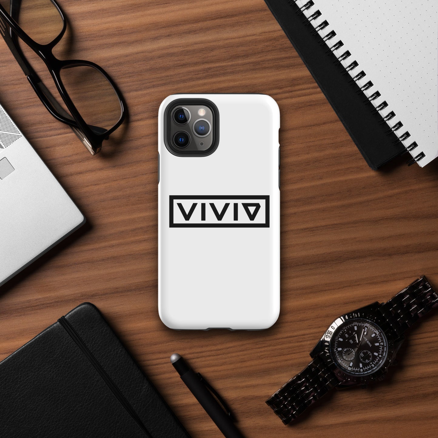 VIVID White Protective iPhone Case