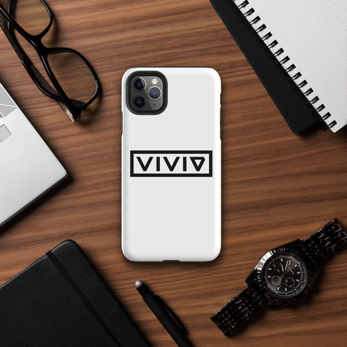 VIVID White Protective iPhone Case