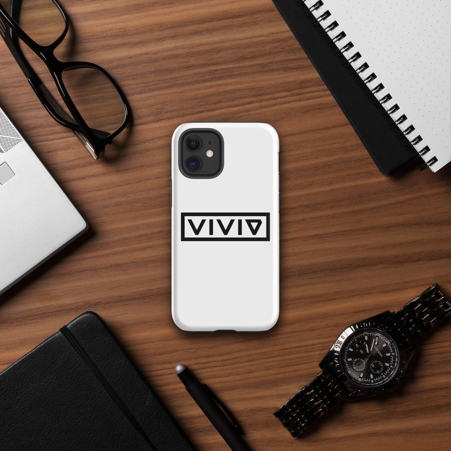 VIVID White Protective iPhone Case