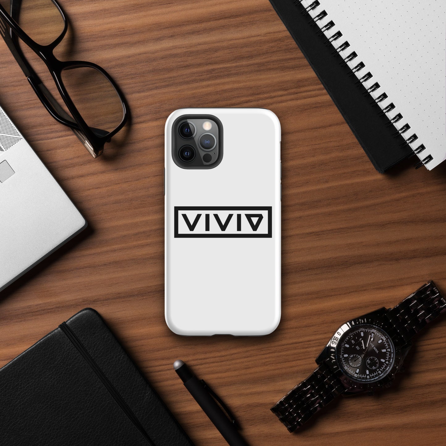 VIVID White Protective iPhone Case