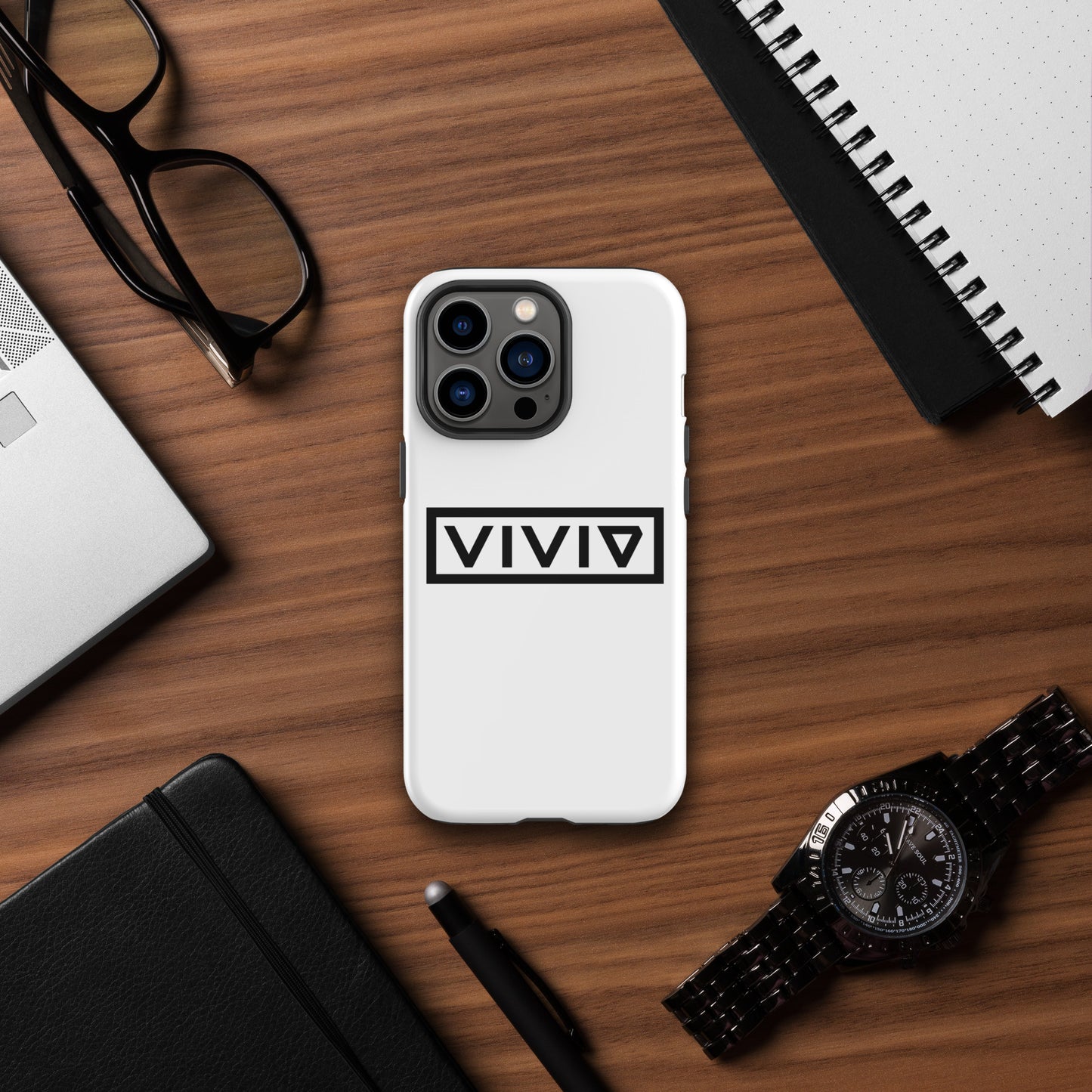 VIVID White Protective iPhone Case