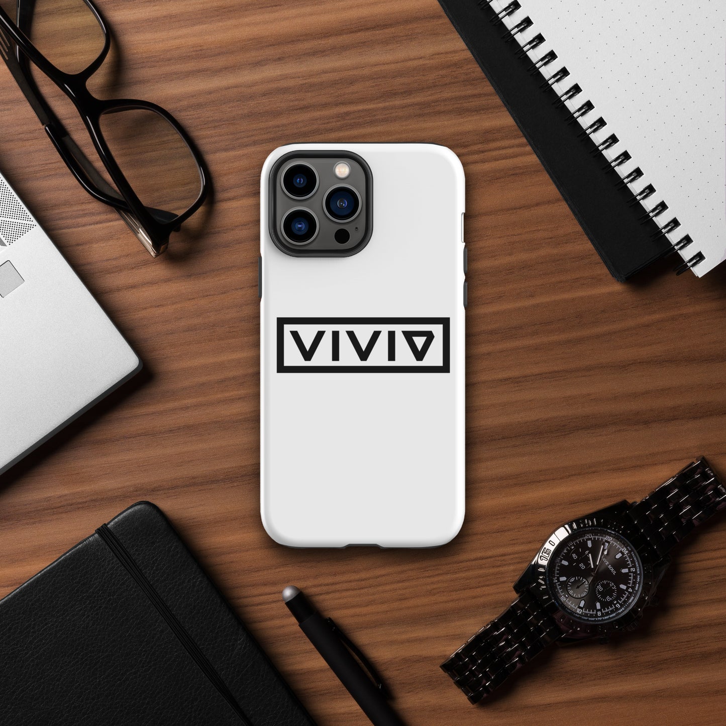 VIVID White Protective iPhone Case