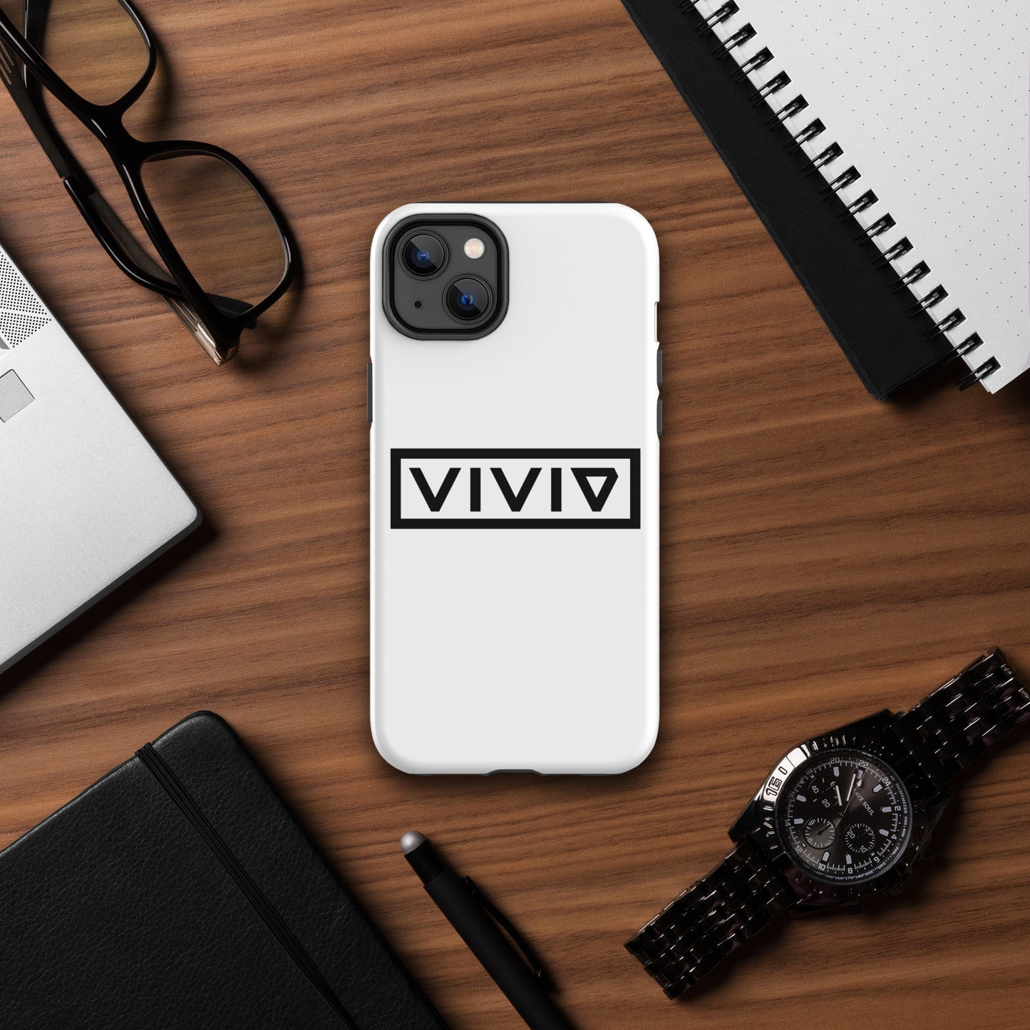 VIVID White Protective iPhone Case