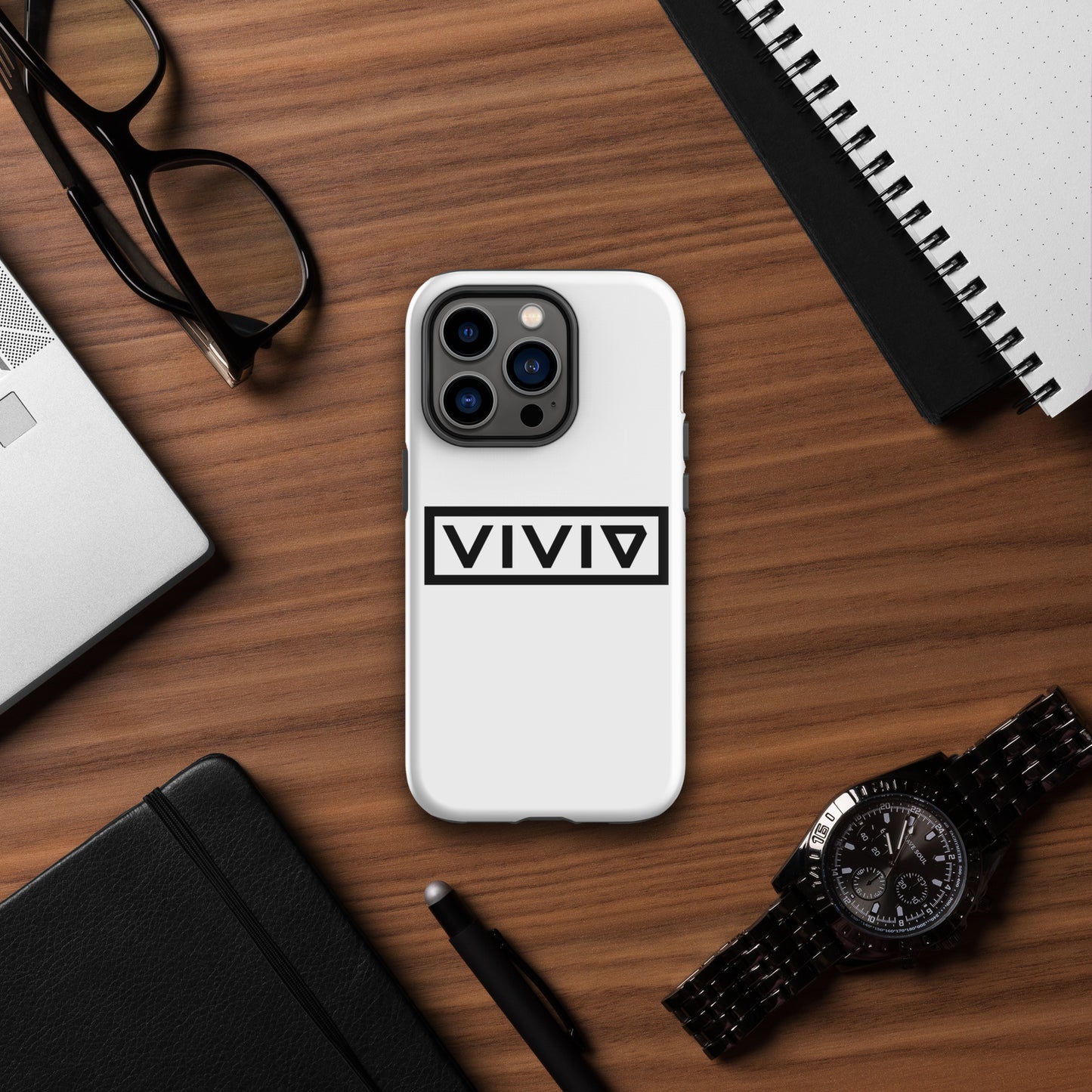 VIVID White Protective iPhone Case