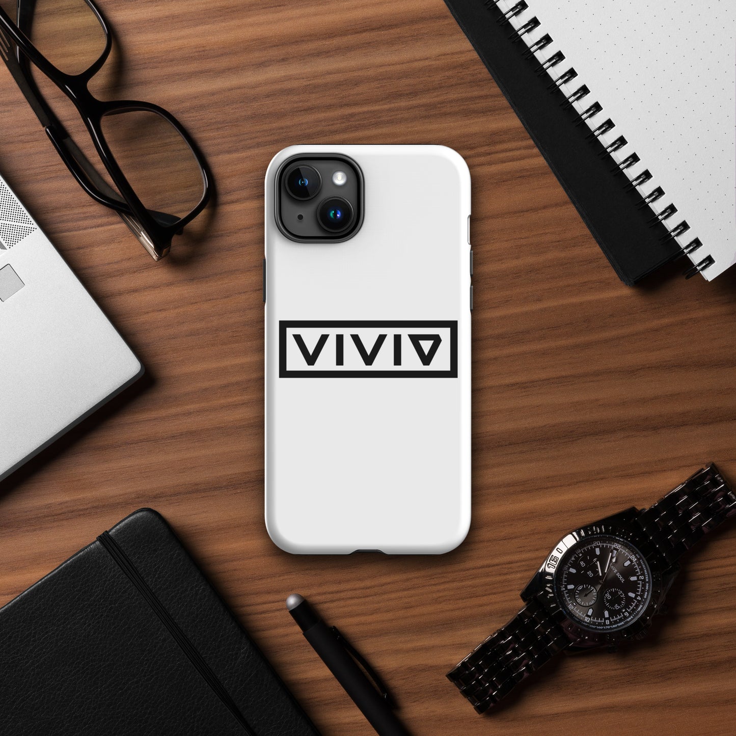 VIVID White Protective iPhone Case