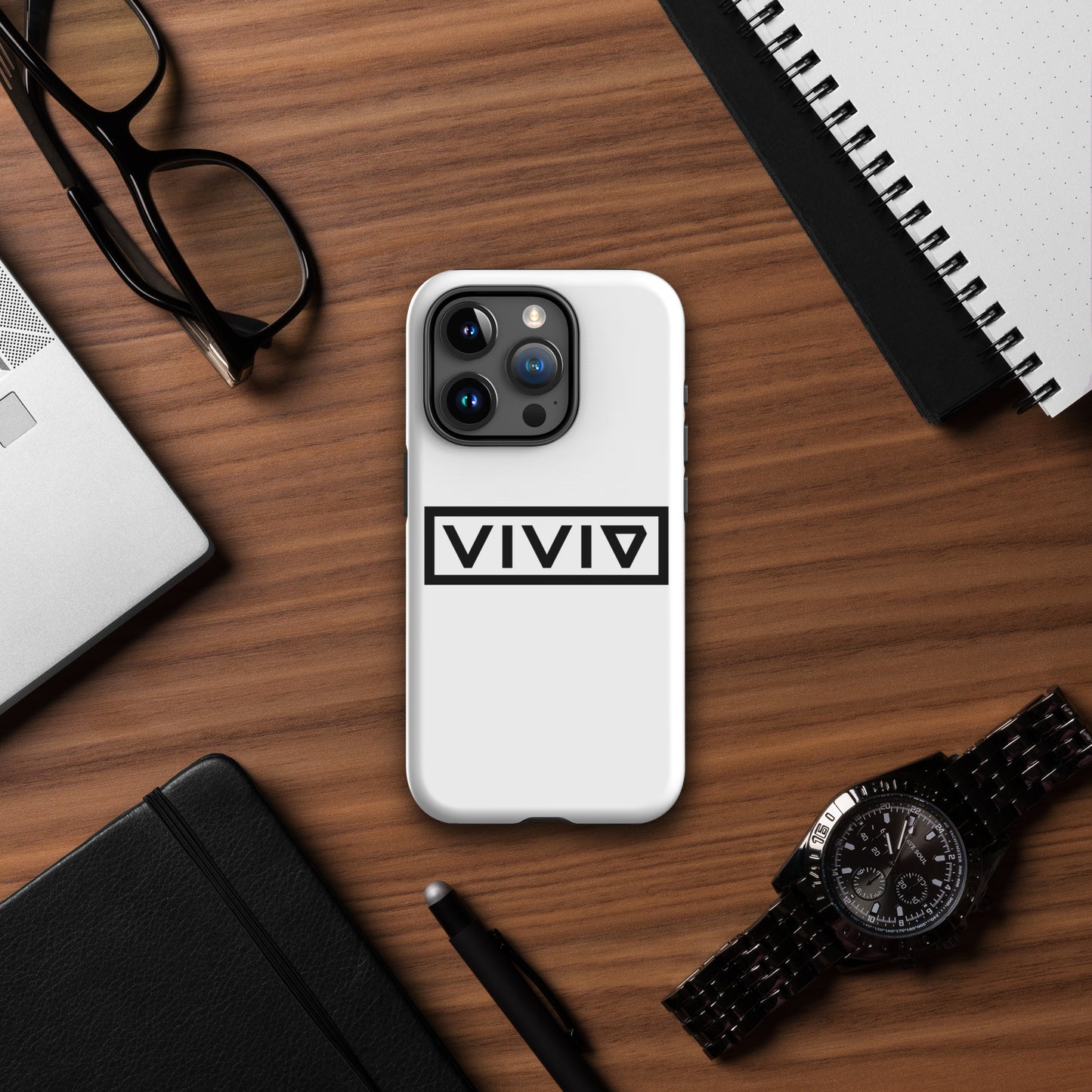 VIVID White Protective iPhone Case