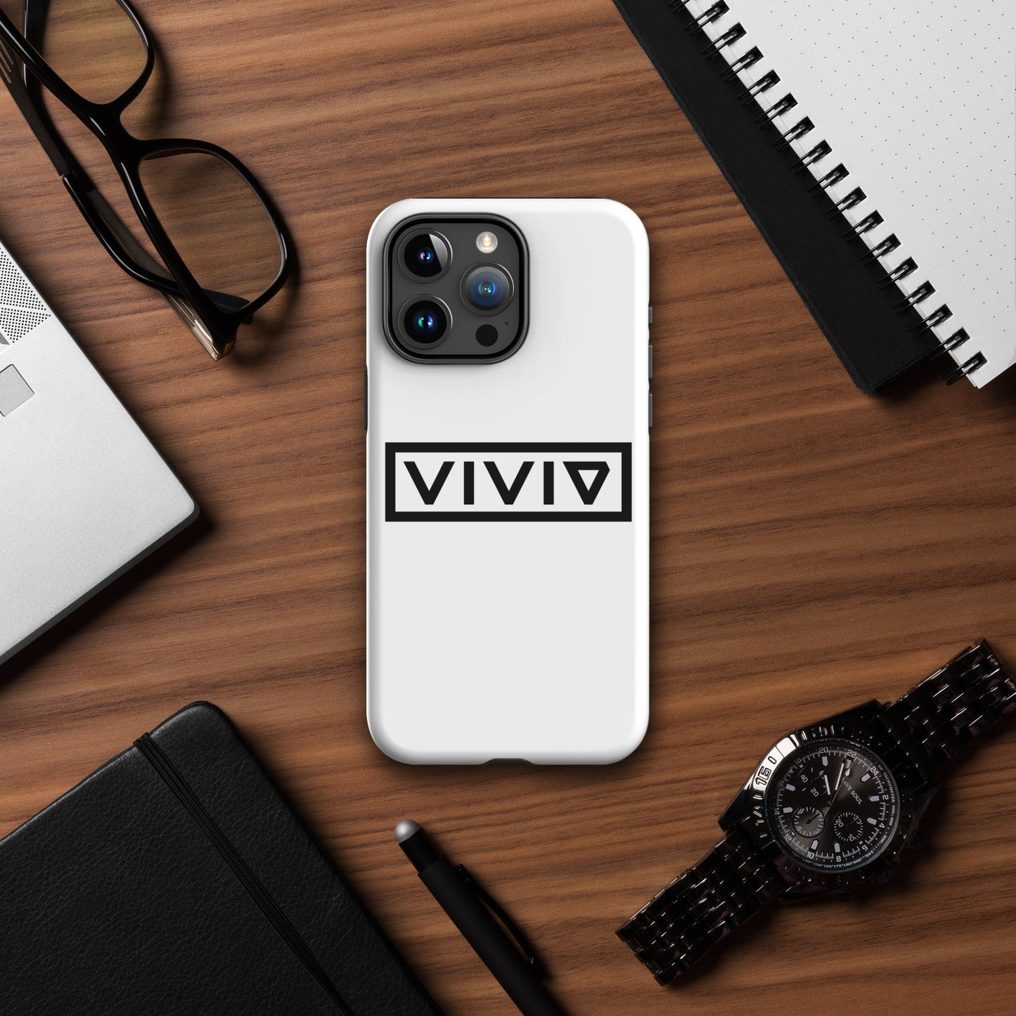 VIVID White Protective iPhone Case